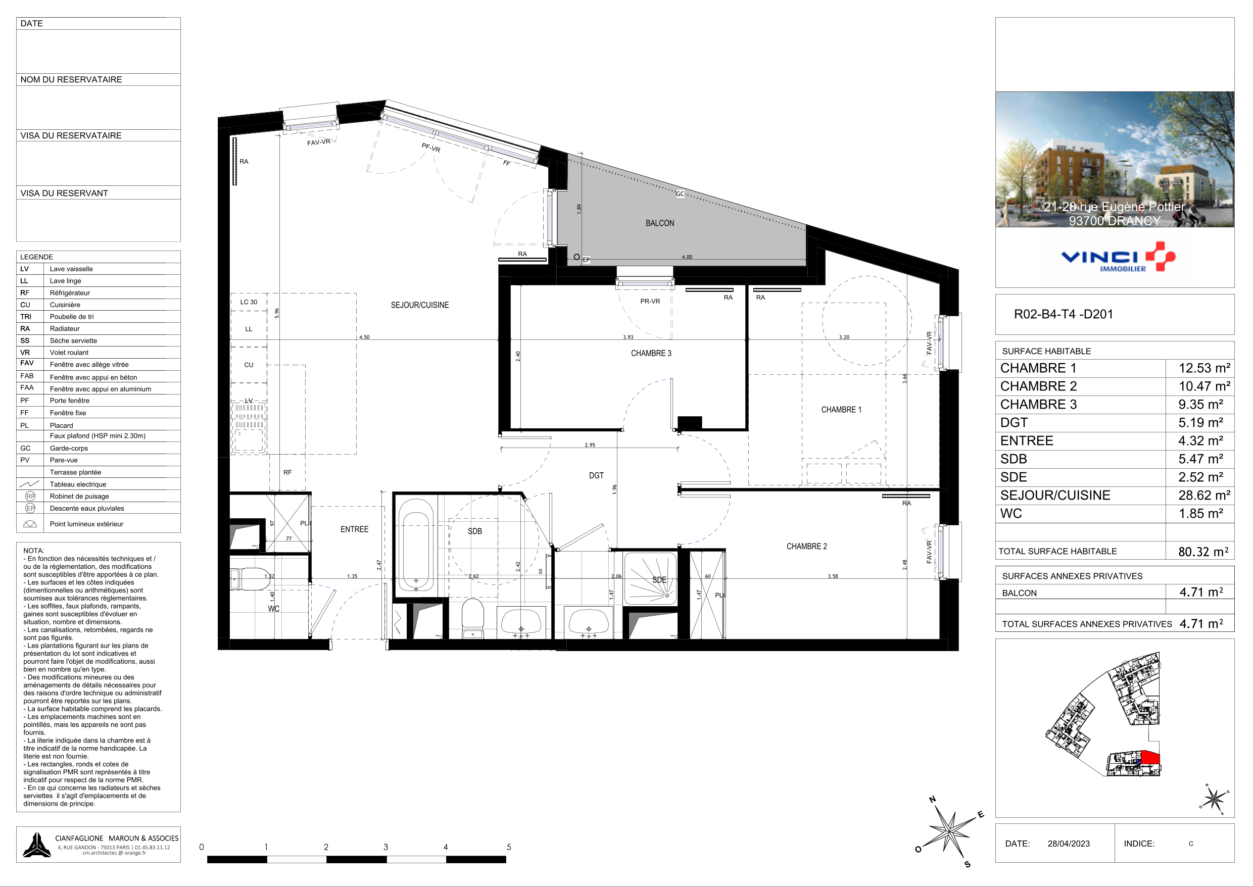 Appartement à Drancy 93700 image 88