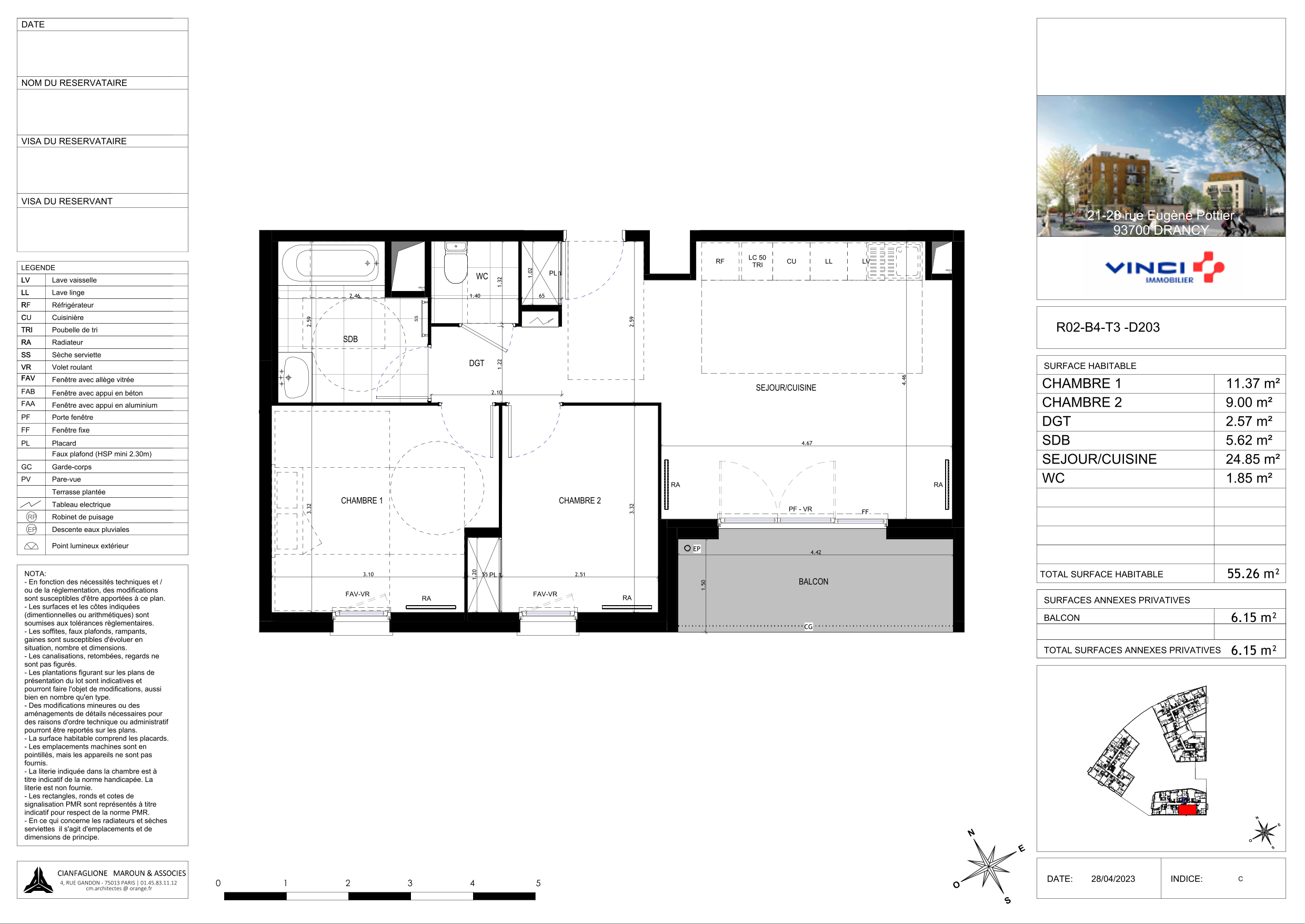 Appartement à Drancy 93700 image 90