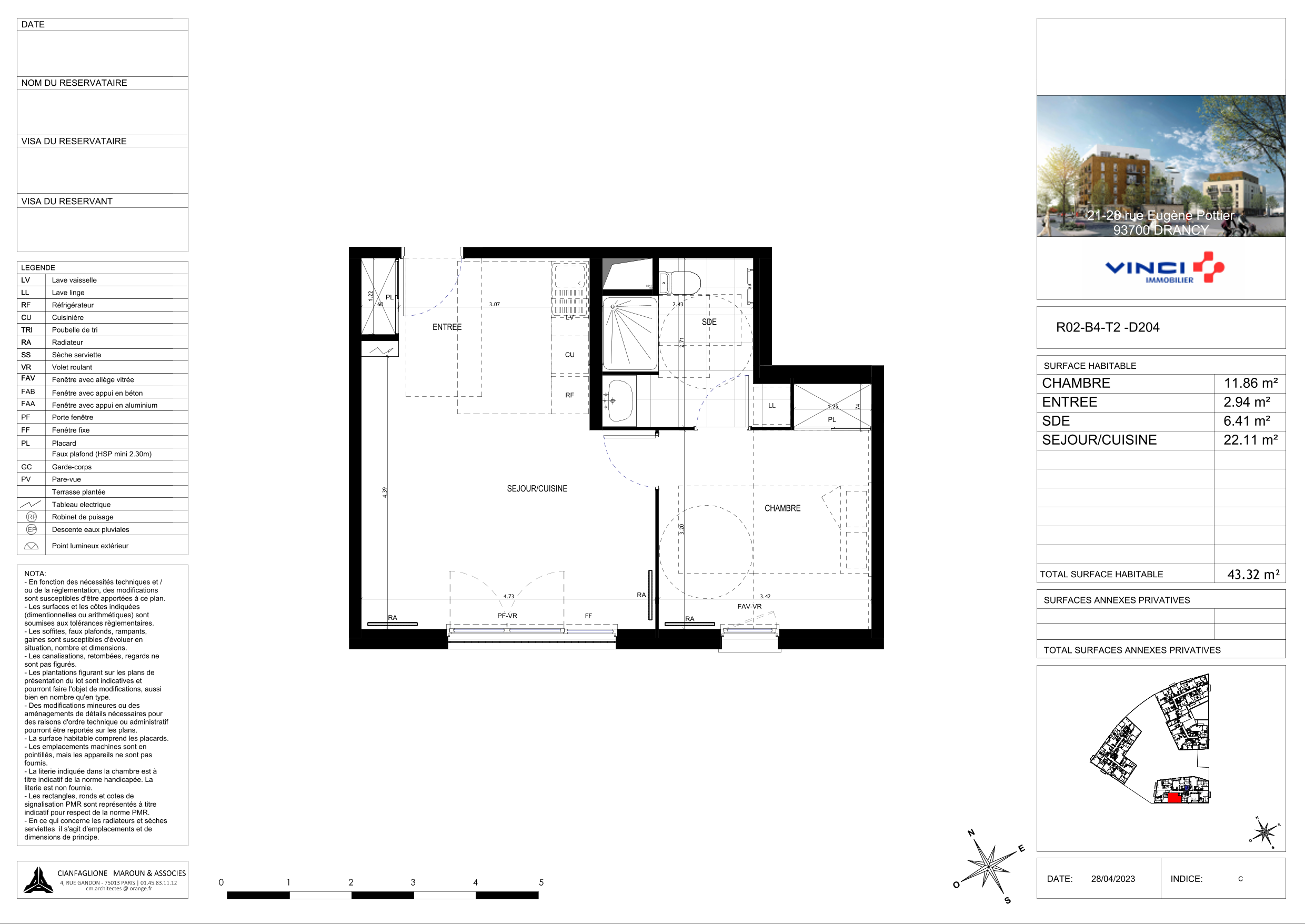 Appartement à Drancy 93700 image 91