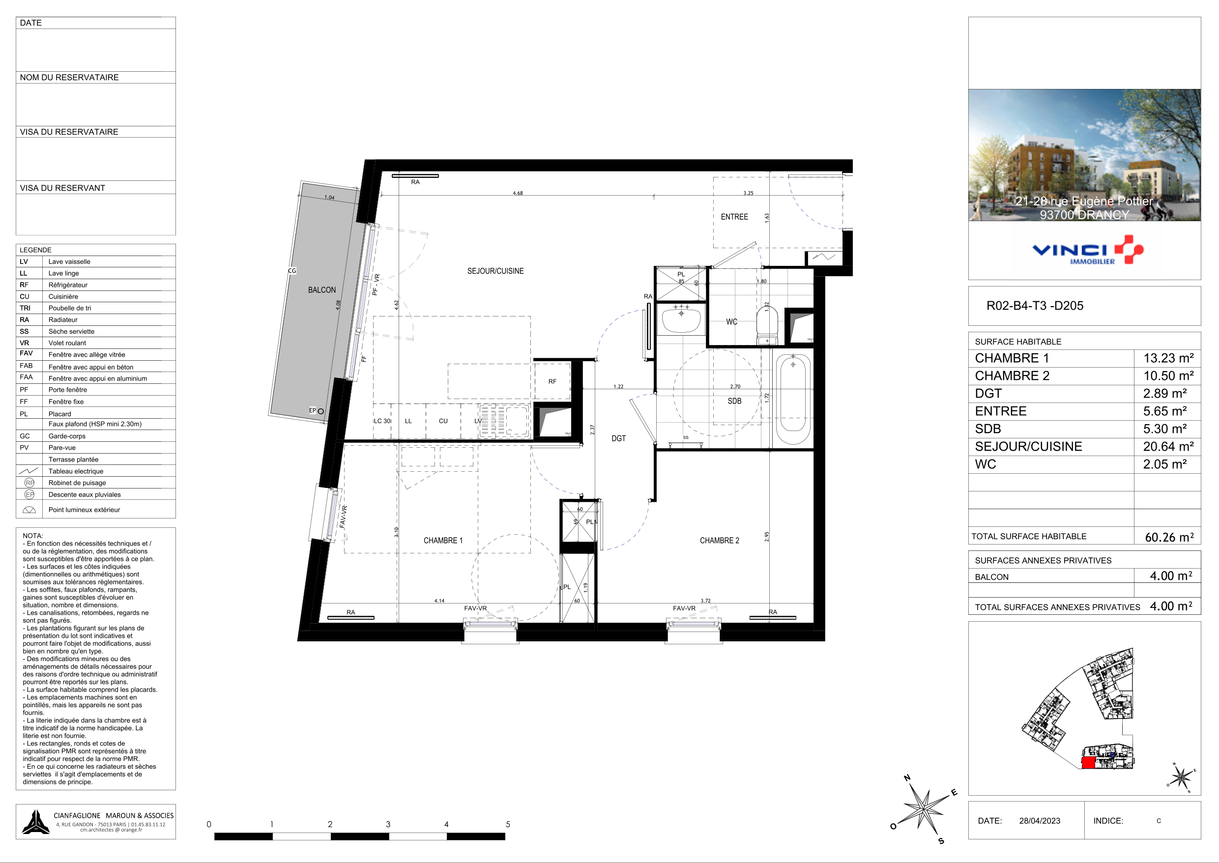 Appartement à Drancy 93700 image 92
