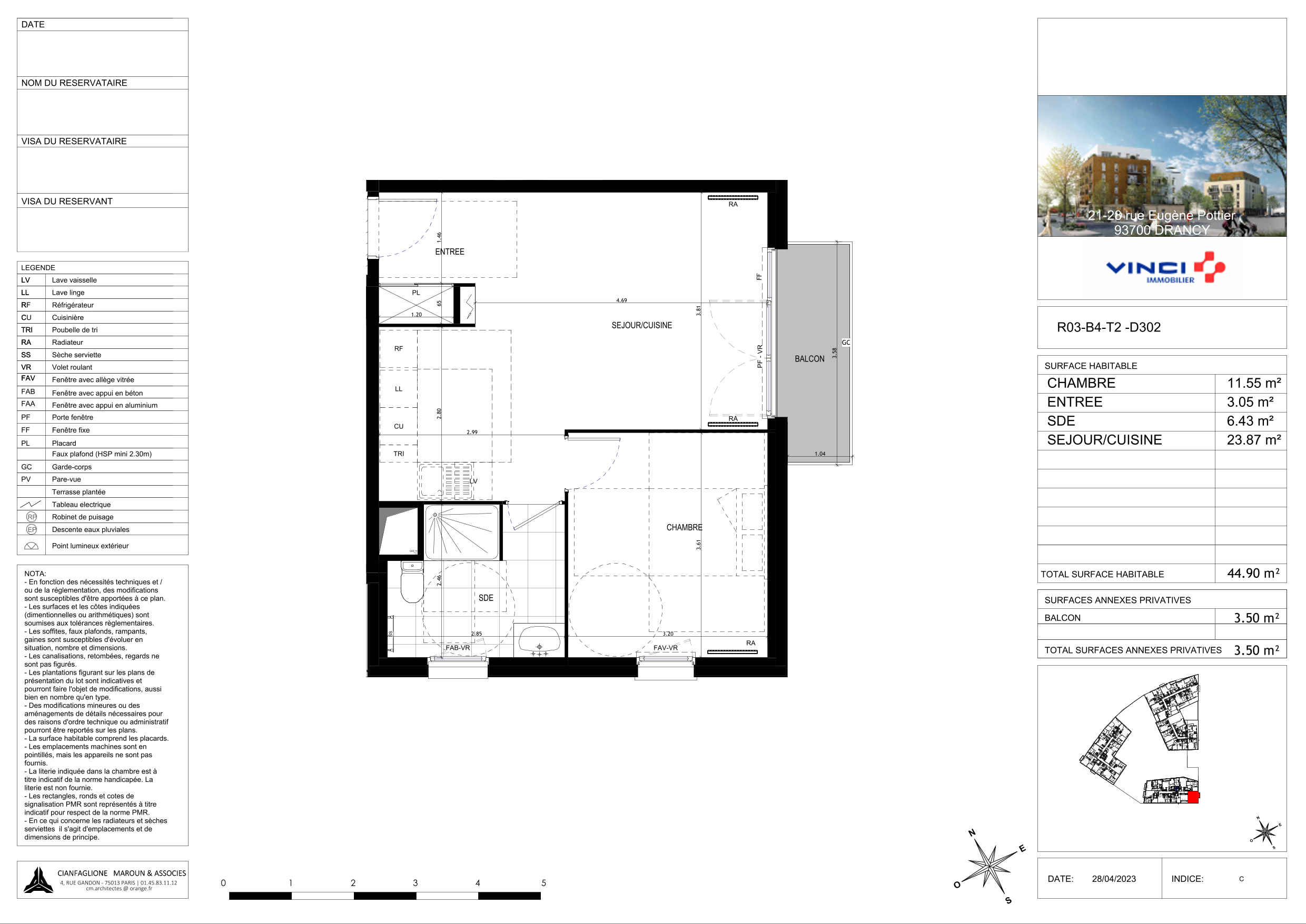 Appartement à Drancy 93700 image 96