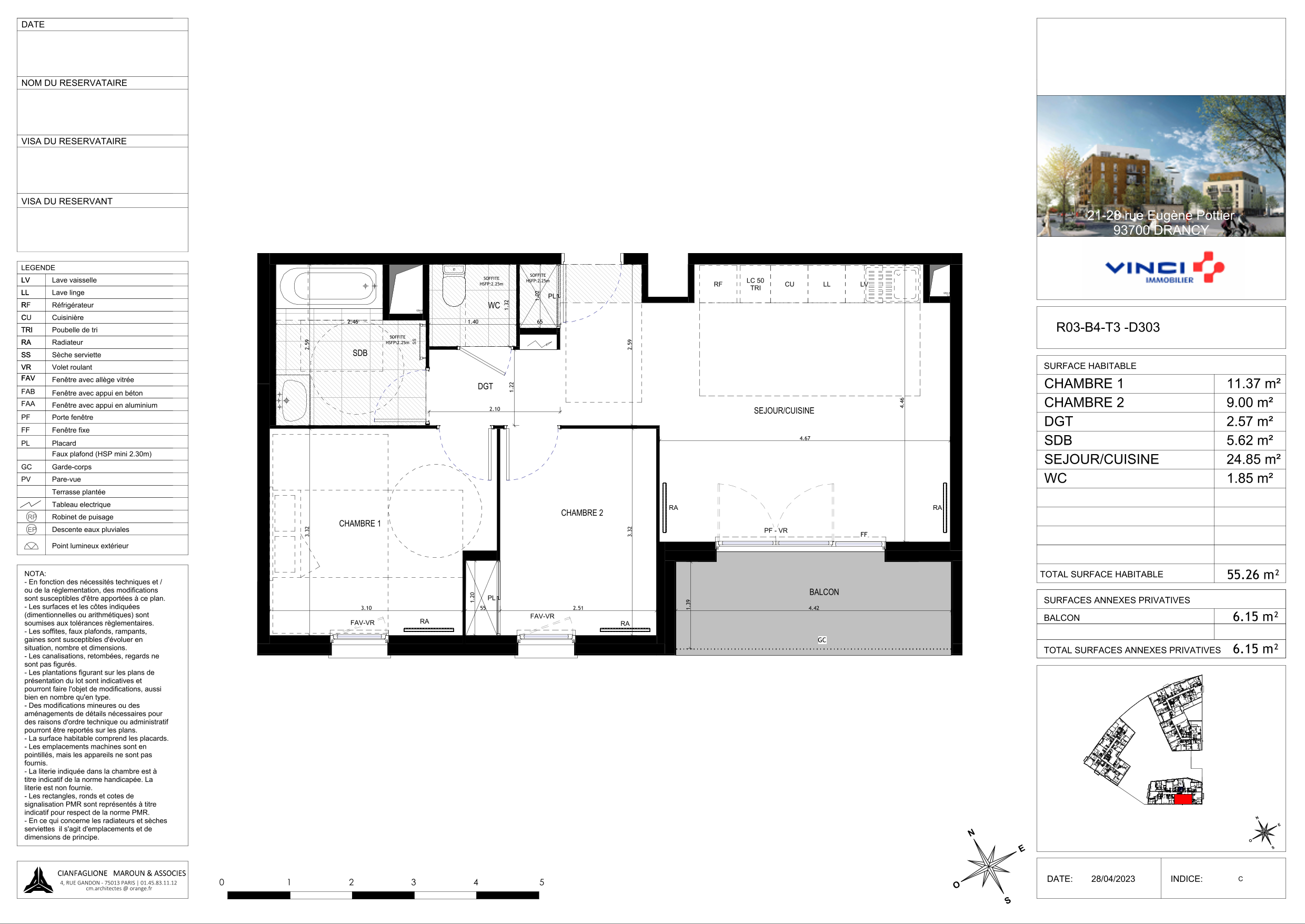 Appartement à Drancy 93700 image 97