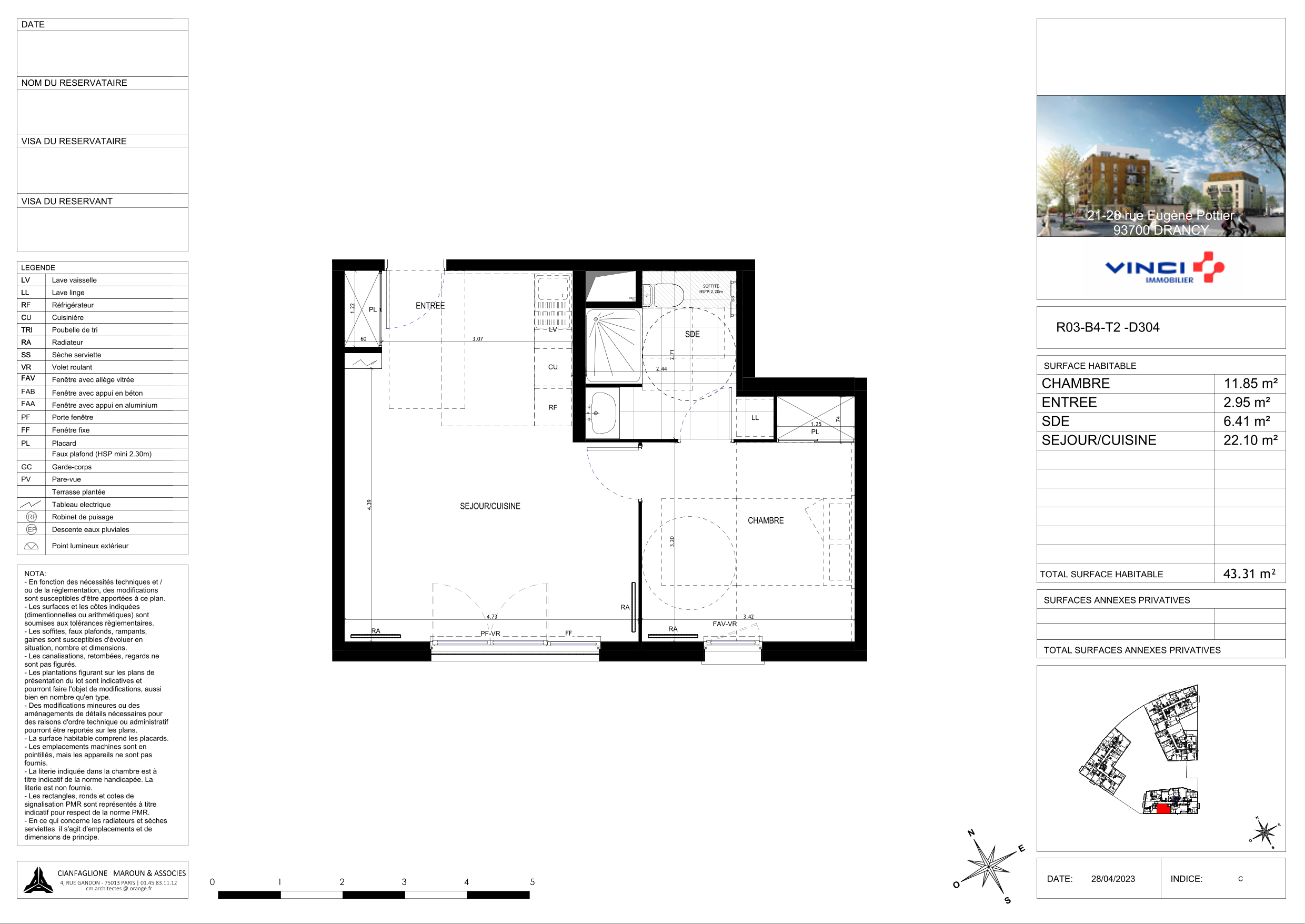 Appartement à Drancy 93700 image 98