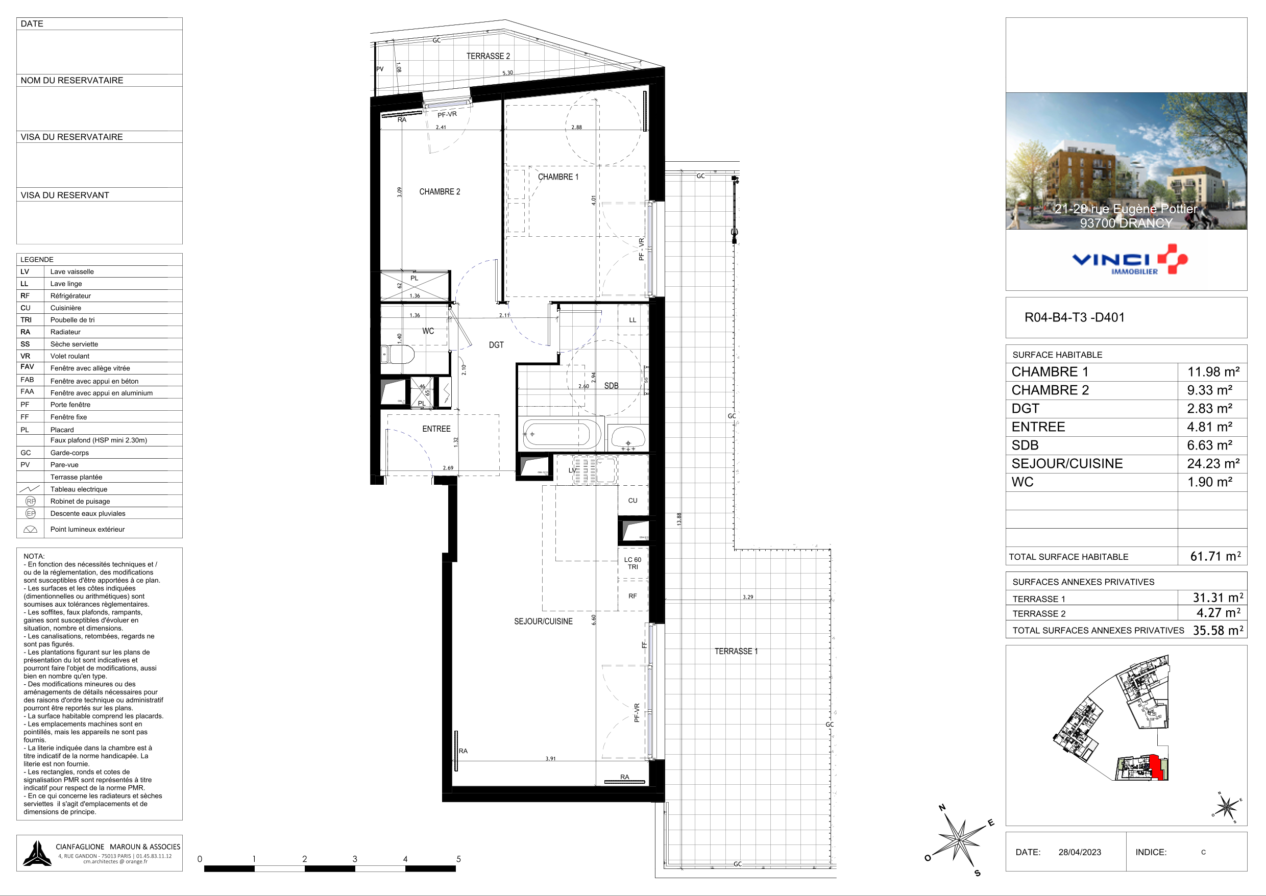 Appartement à Drancy 93700 image 102