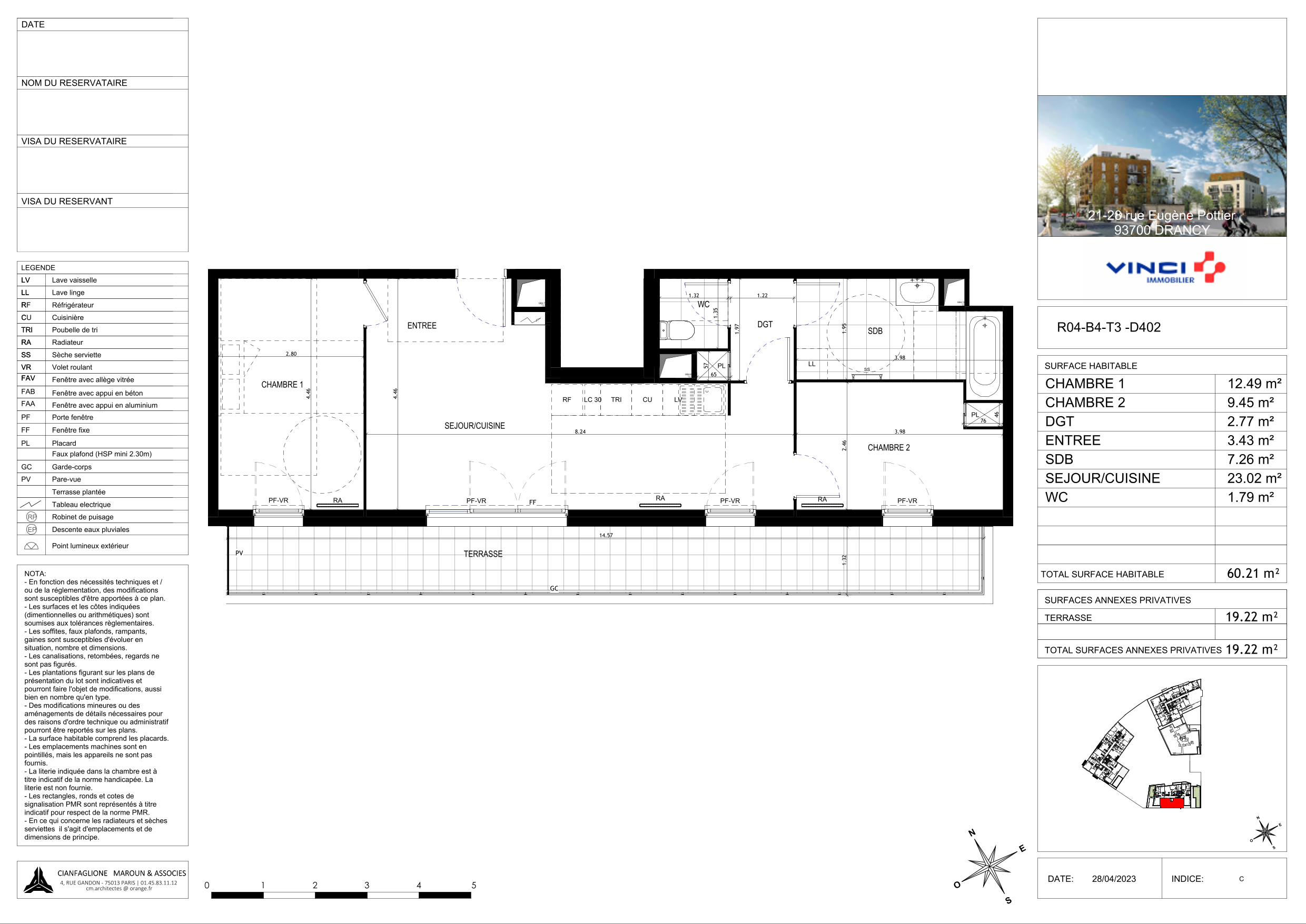 Appartement à Drancy 93700 image 103