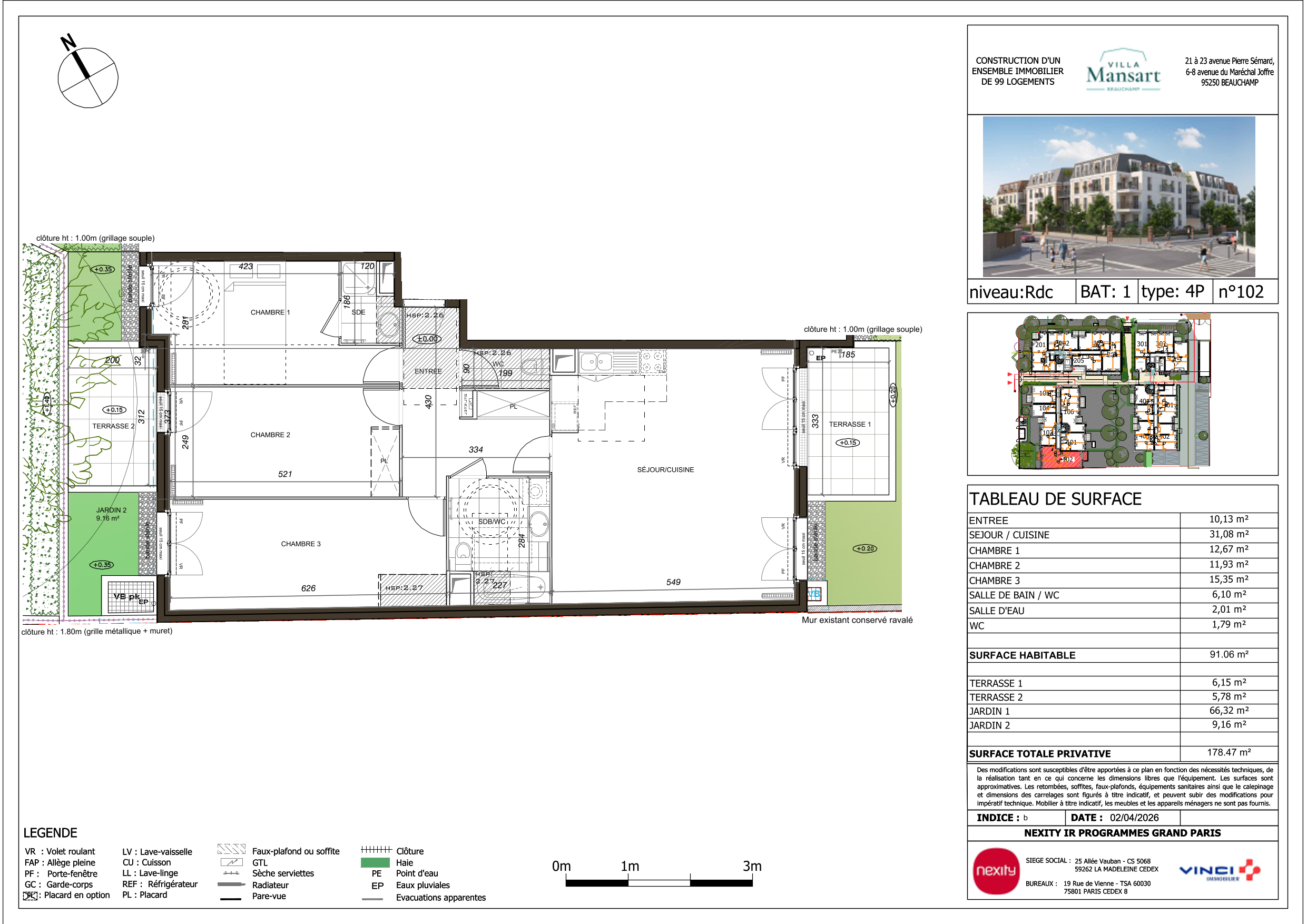 Appartement à Beauchamp 95250 image 8