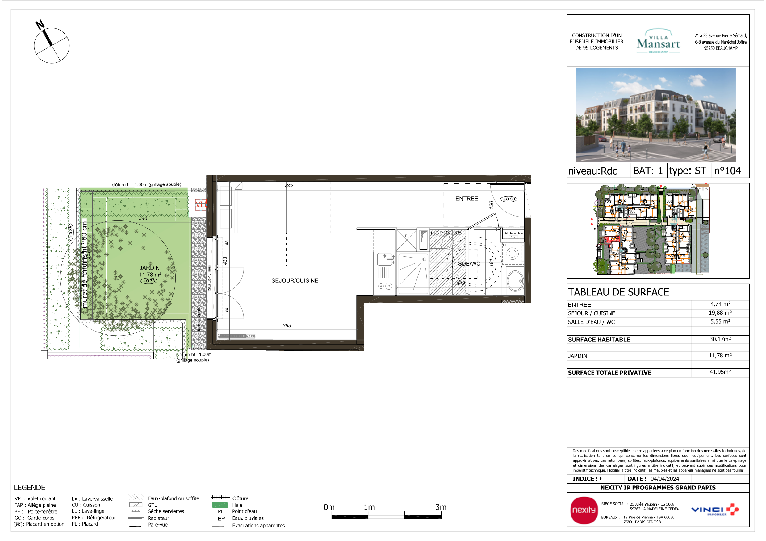 Appartement à Beauchamp 95250 image 10