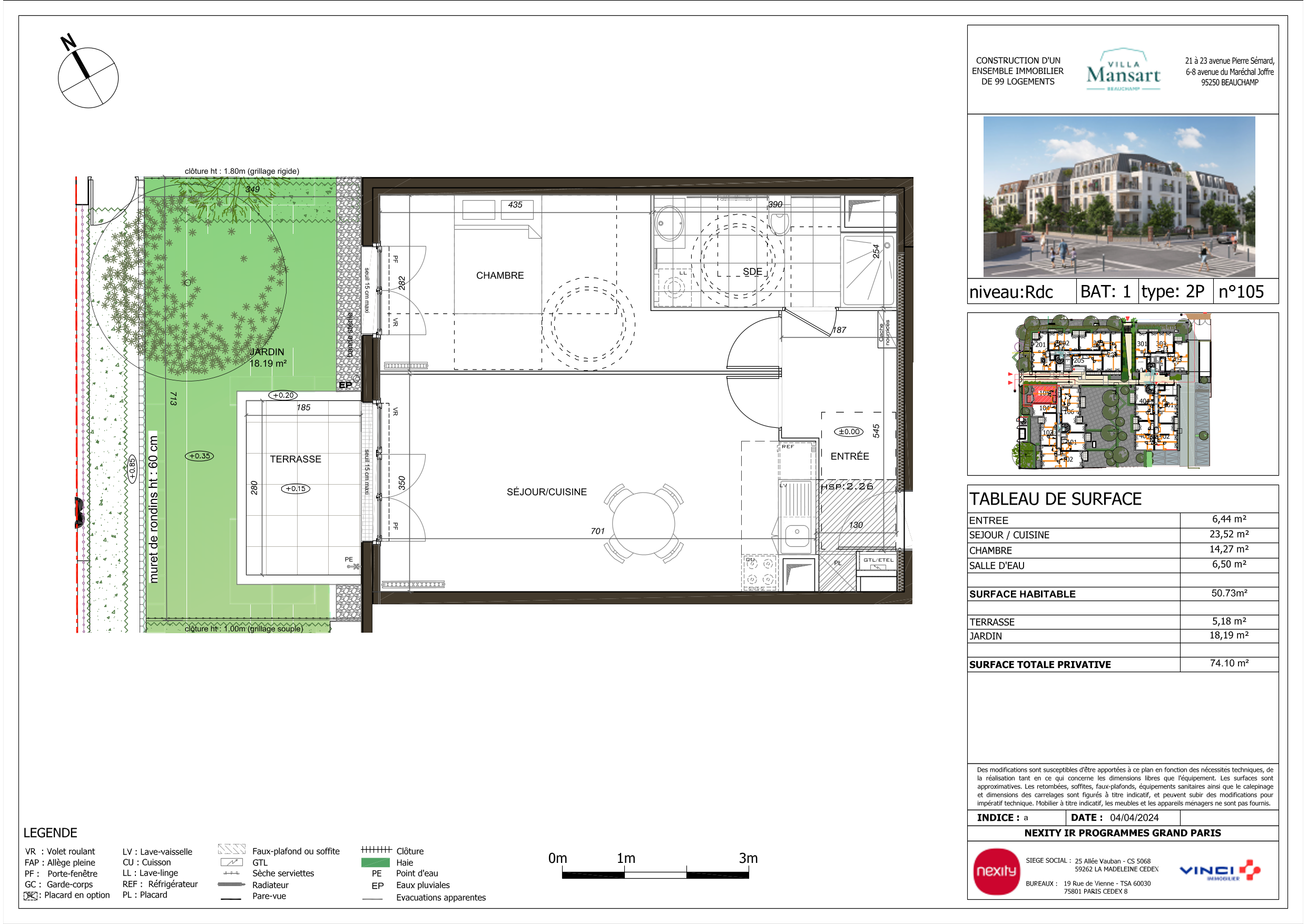 Appartement à Beauchamp 95250 image 11