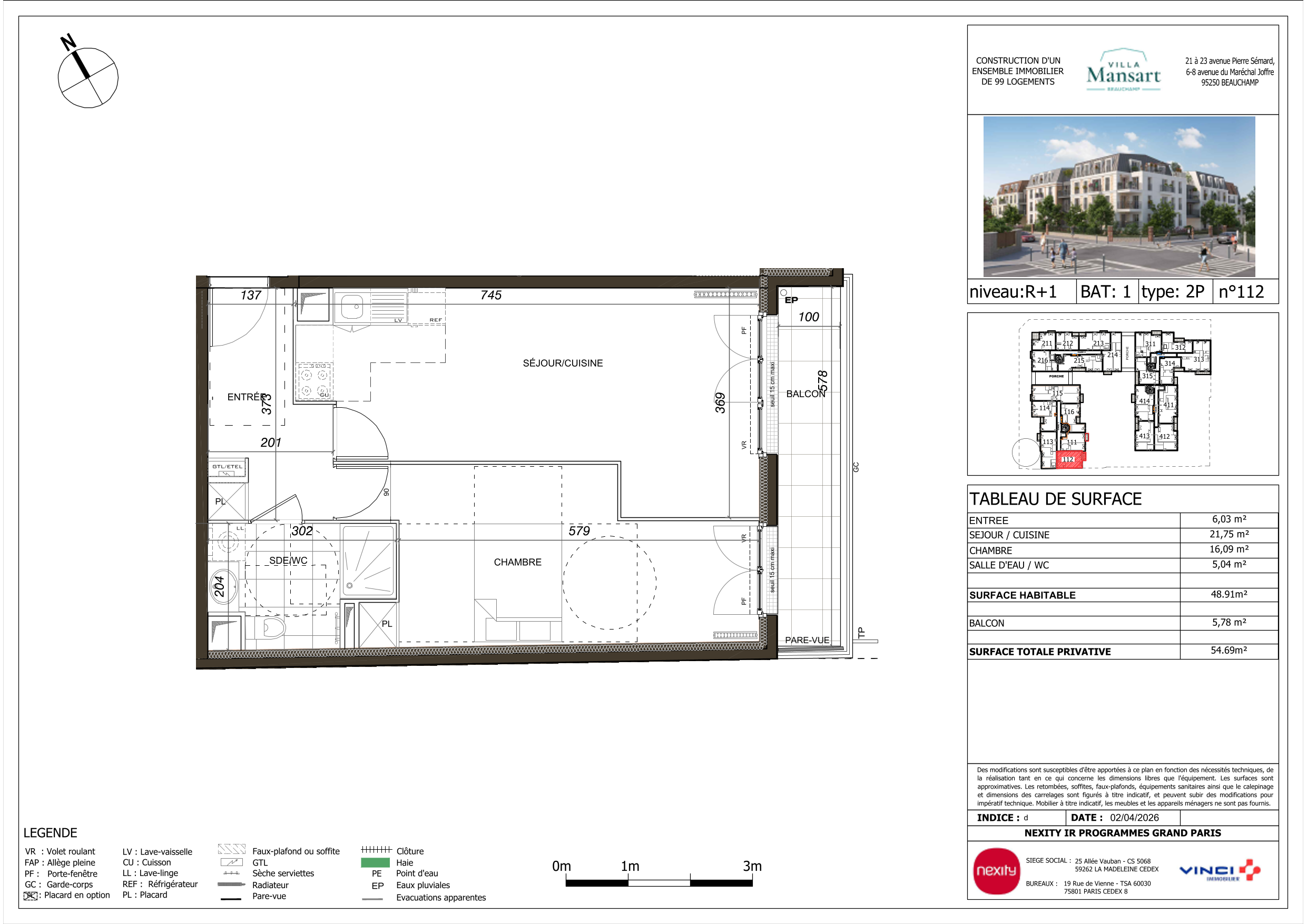 Appartement à Beauchamp 95250 image 13