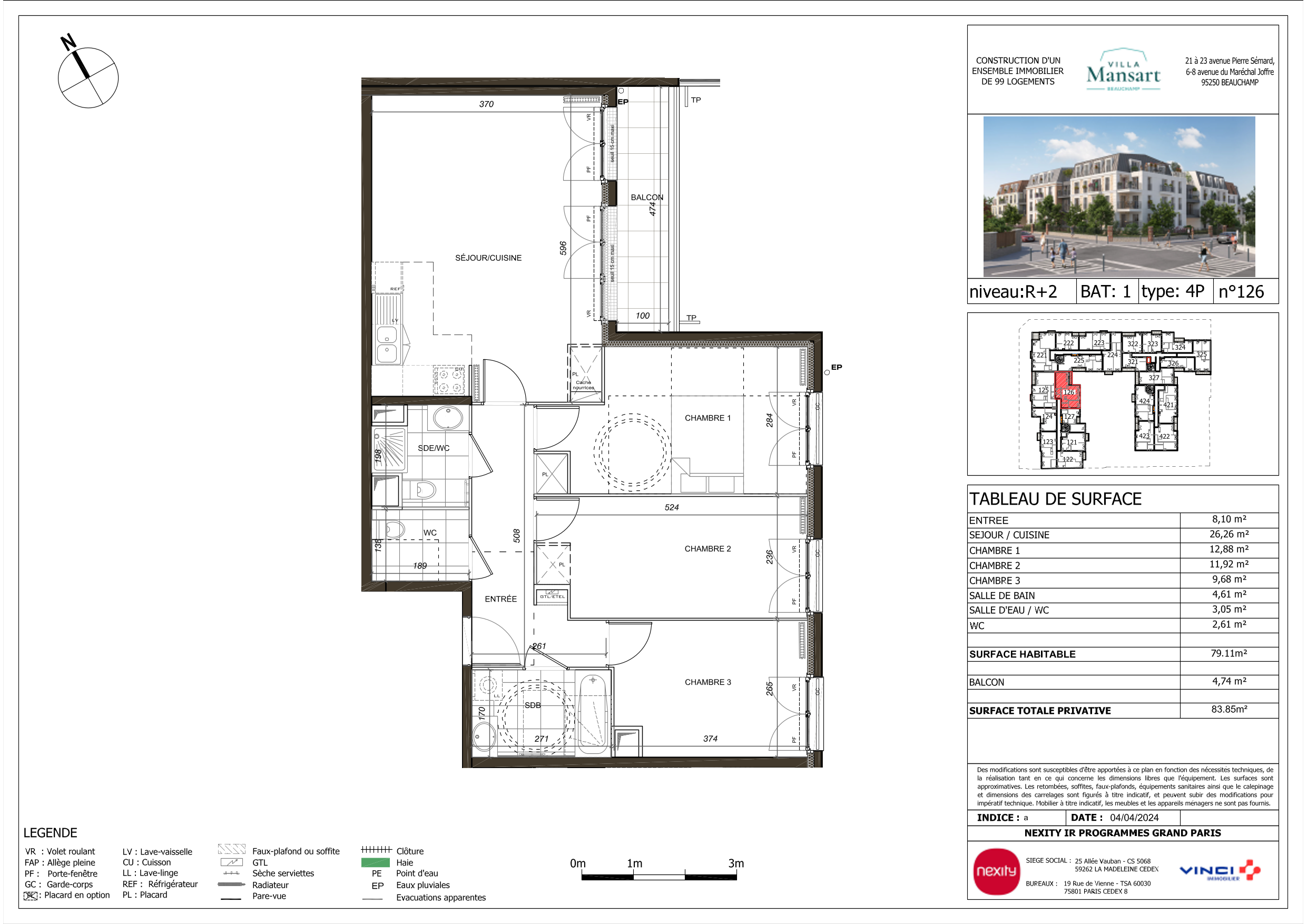 Appartement à Beauchamp 95250 image 19