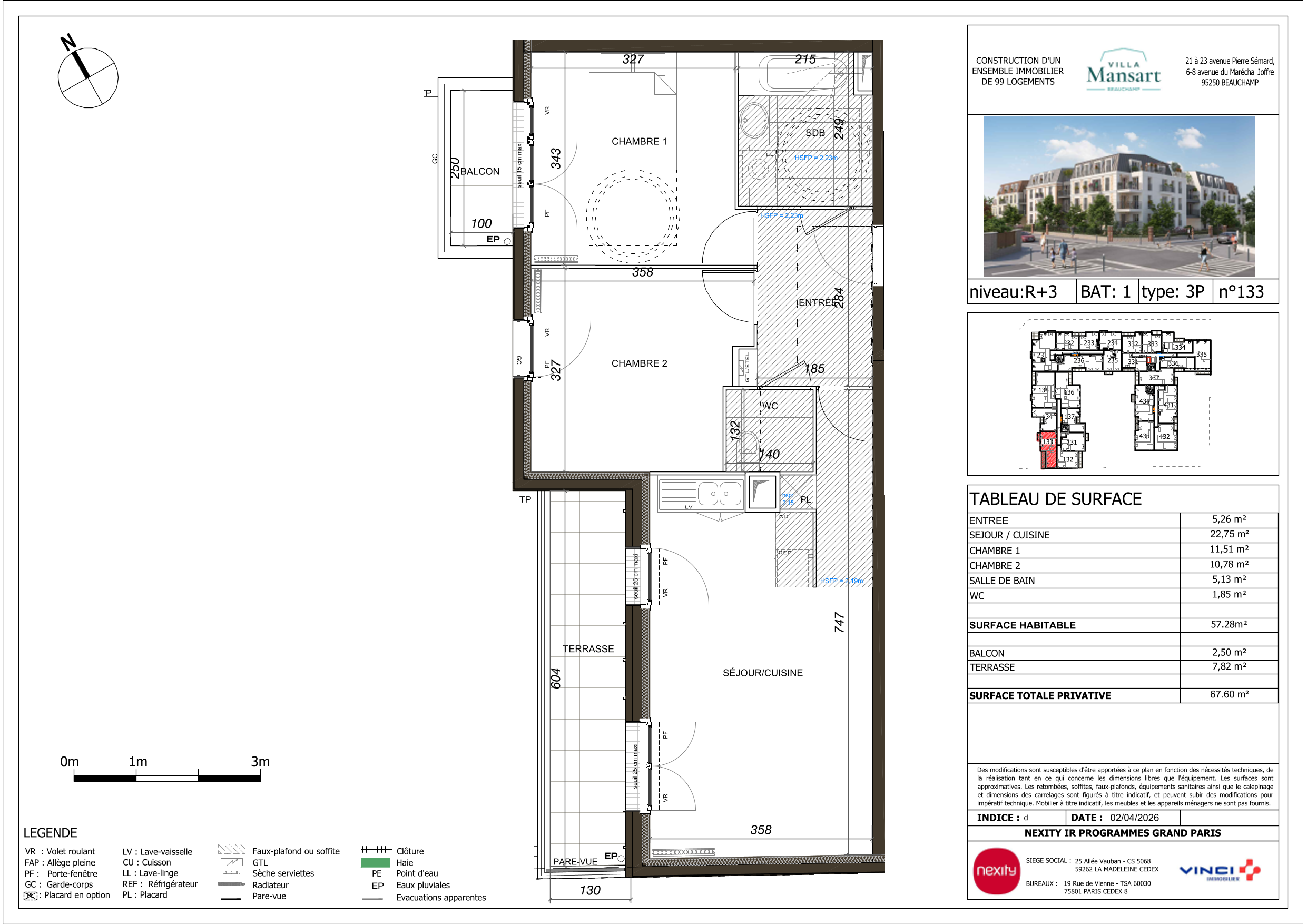 Appartement à Beauchamp 95250 image 23