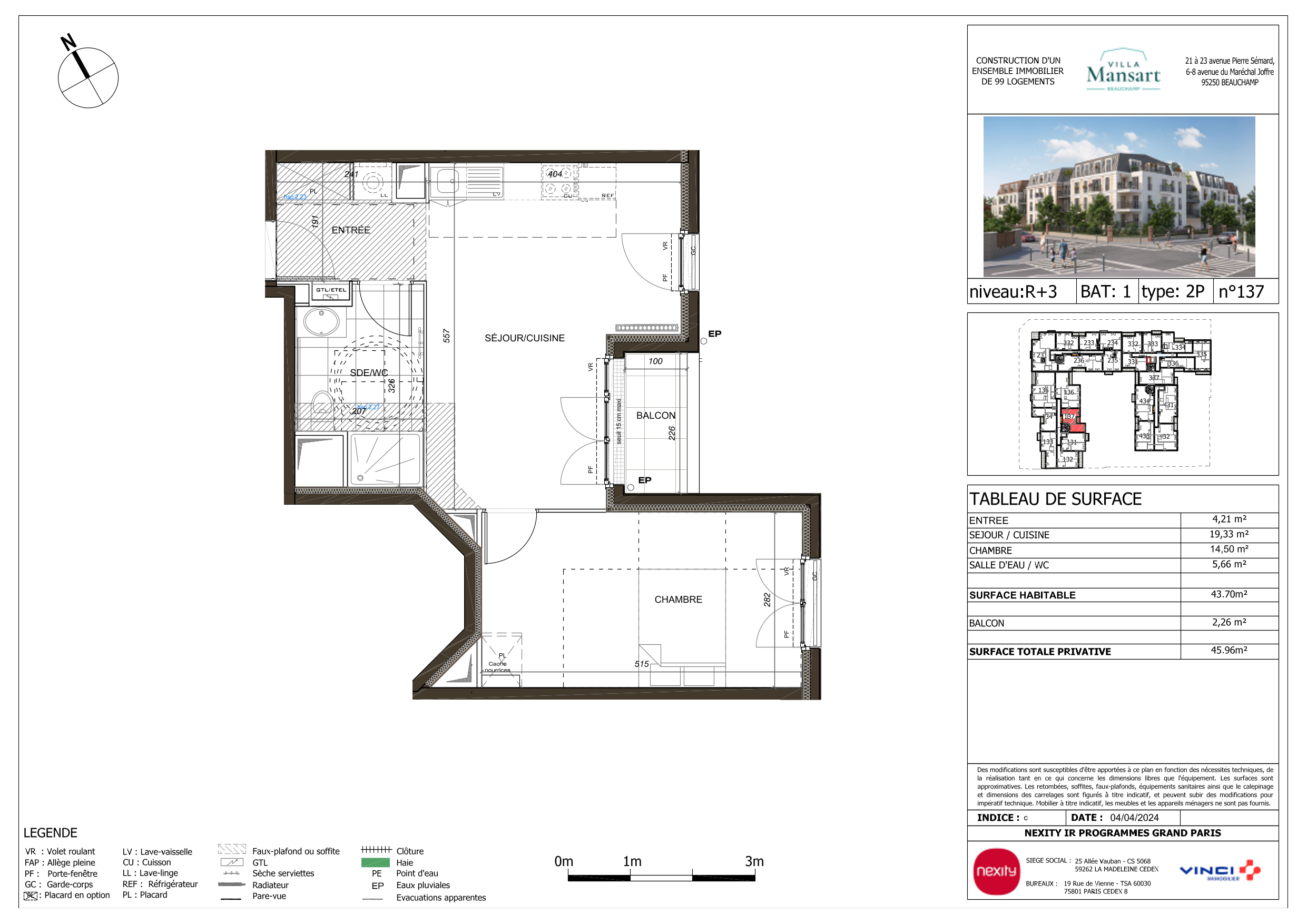 Appartement à Beauchamp 95250 image 26
