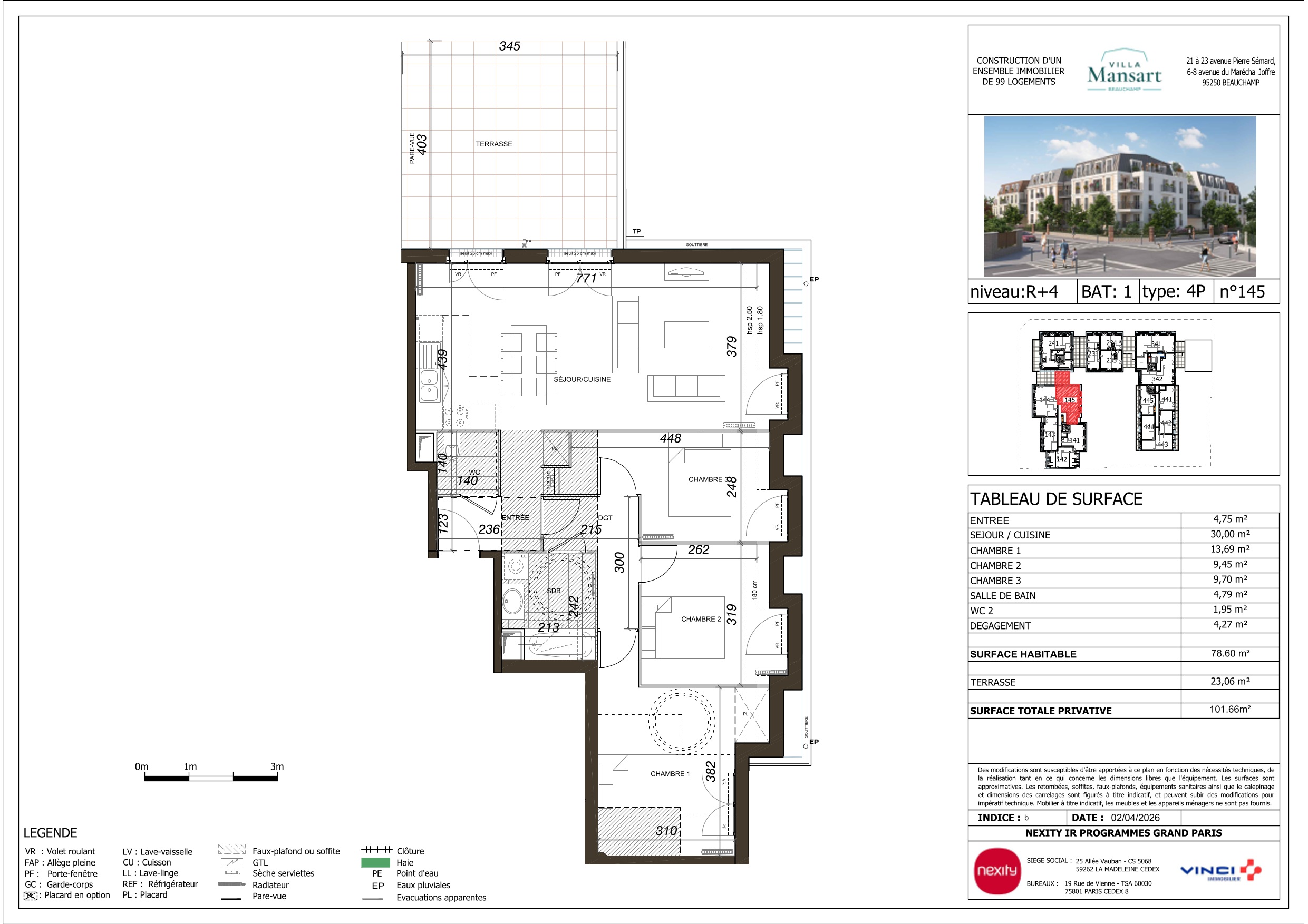 Appartement à Beauchamp 95250 image 30