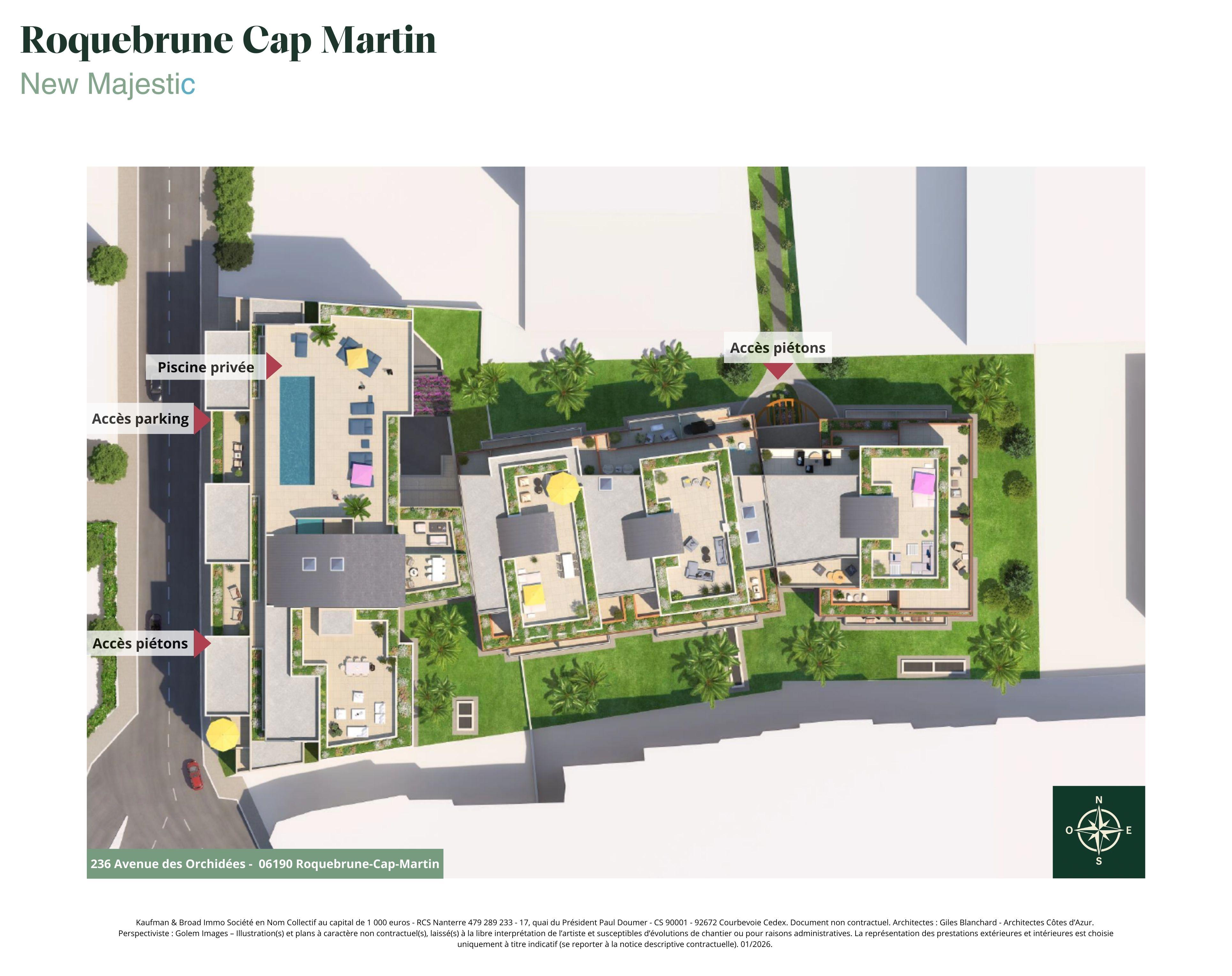 Programme immobilier neuf 06190 Roquebrune-Cap-Martin ROQ-15107