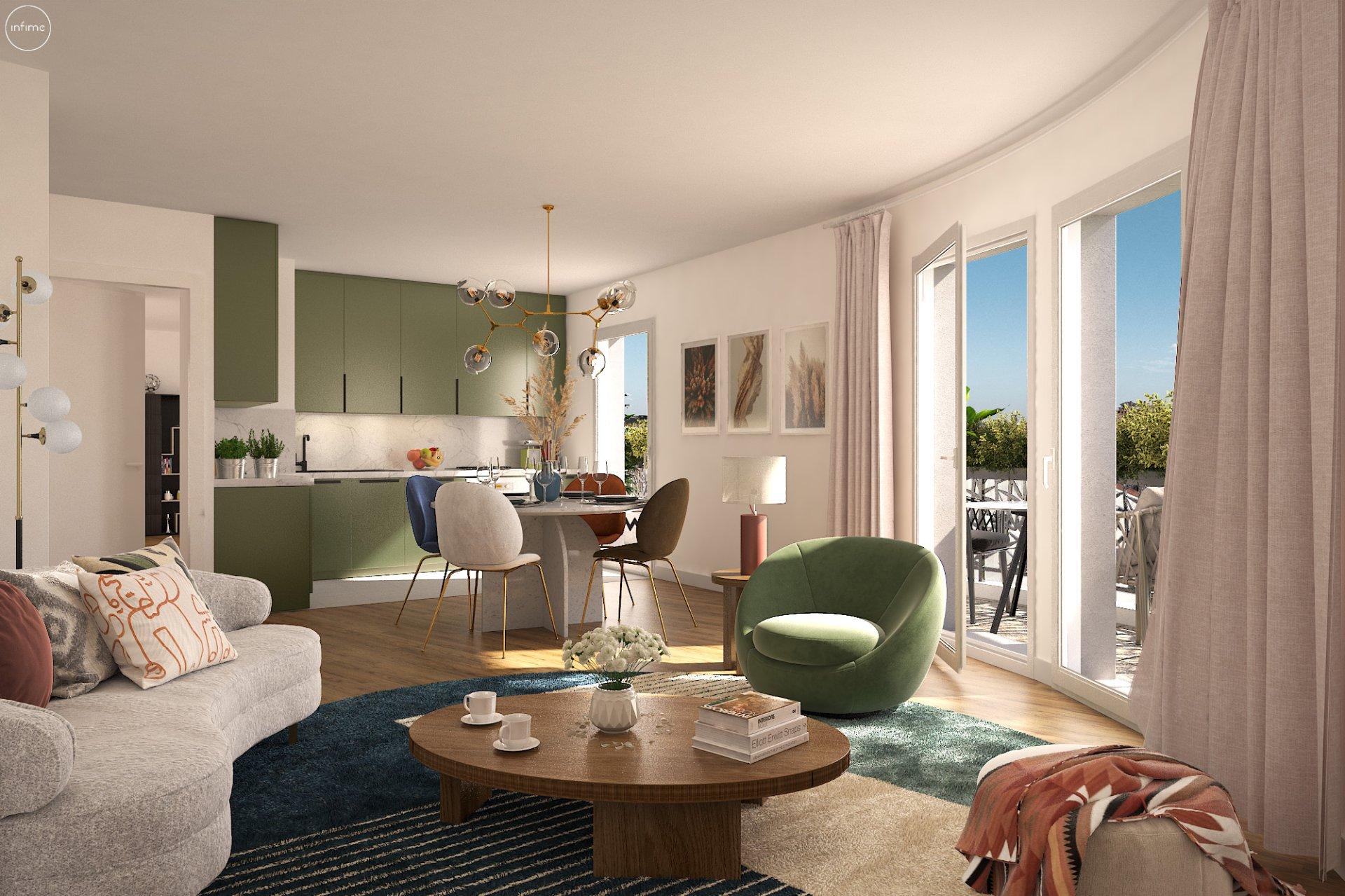Appartement à Le Blanc-Mesnil 93150 image 2