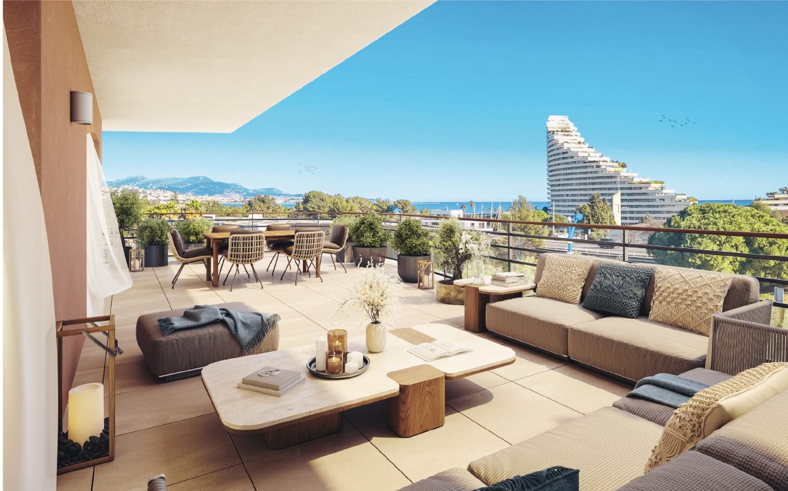Appartement en nue propriété villeneuve loubet-14135