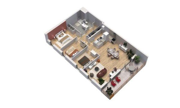 Appartement à Inzinzac-Lochrist 56650 image 12