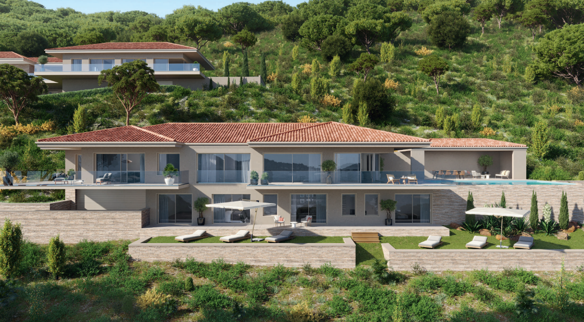 VILLAS DE LUXE EN BAIE DE ST TROPEZ - GRI-11366